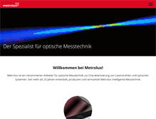 Tablet Screenshot of metrolux.de